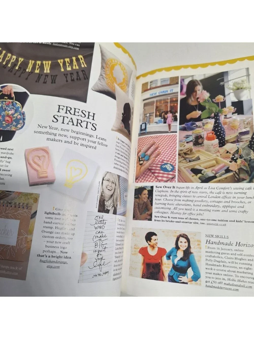 Mollie Makes UK Magazine 2011 Issue 9 Book Journal Covers Embroidery No Kit